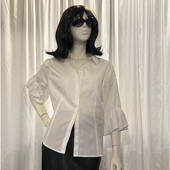 Chico’s White Dress Shirt - Picture 2 of 4